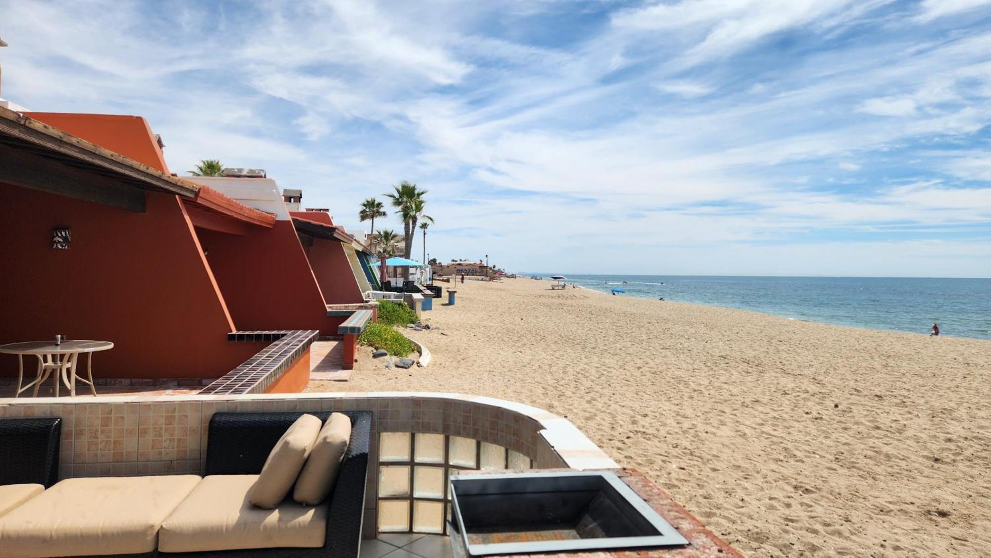 Las Brisas #8 Beachfront - On The Sand And Steps From Mannys For Tacos & Tequila Puerto Peñasco Esterno foto